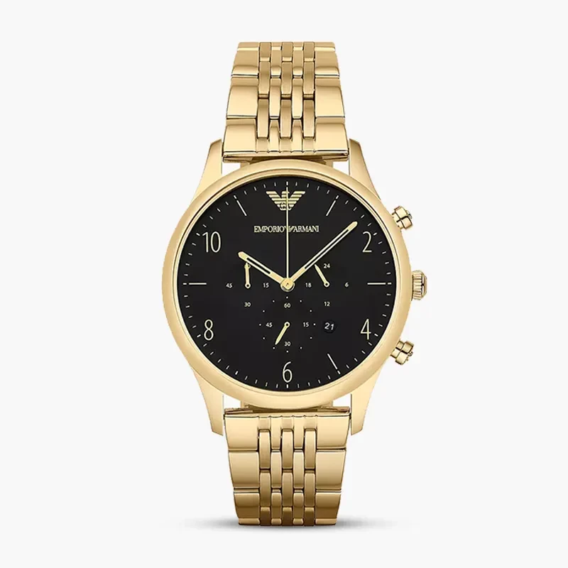 Emporio Armani Chronograph Black Dial Men's Watch | AR1893